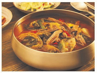 우거지갈비탕